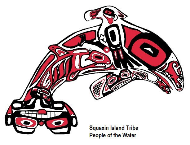 squaxin island tribe people of the water-Tribe symbol