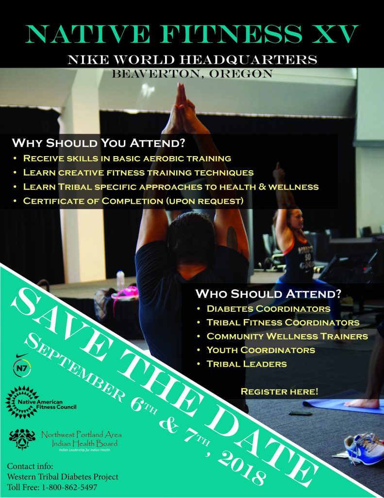 Native Fitness XIII save the date poster 2