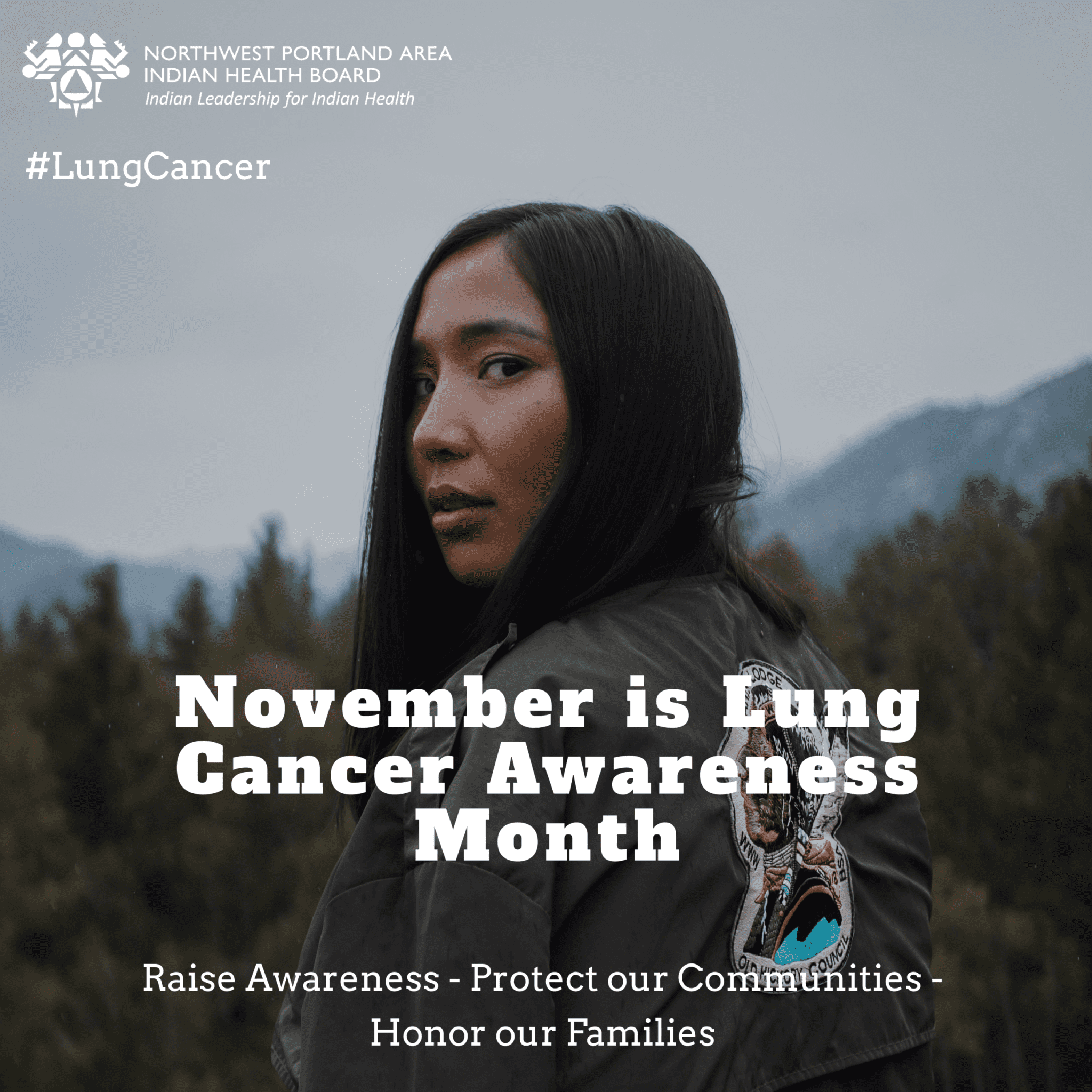 November is Lung Cancer Awareness month Poster