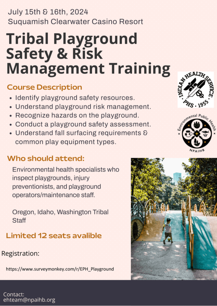 Playground Training Registration Flyer 2024