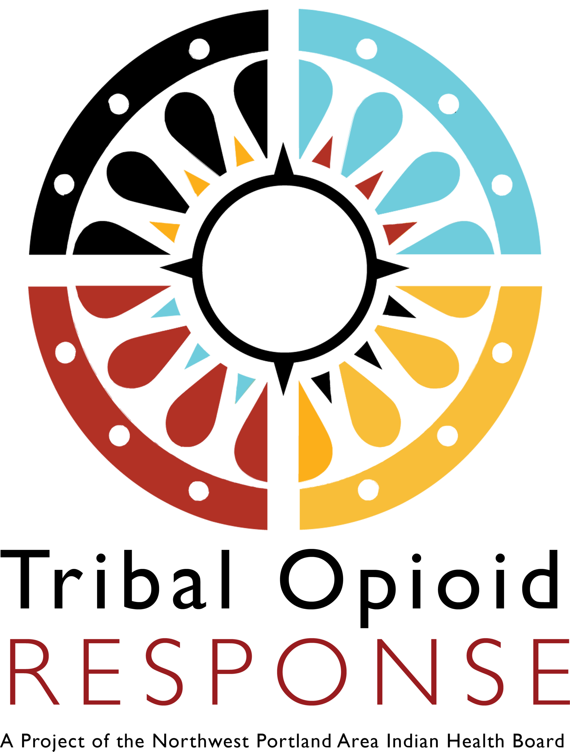 Circular Tribal opioid response Logo